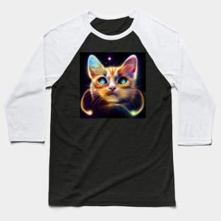 Space Cat Nyabula - Tabby Delos Baseball T-Shirt